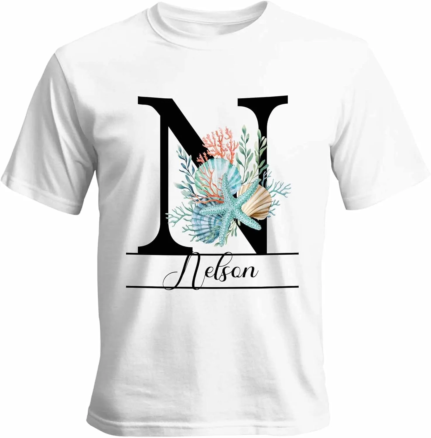 

Футболка с именем или текстом, Unisex Cotton Round Neck Vaxbryntel