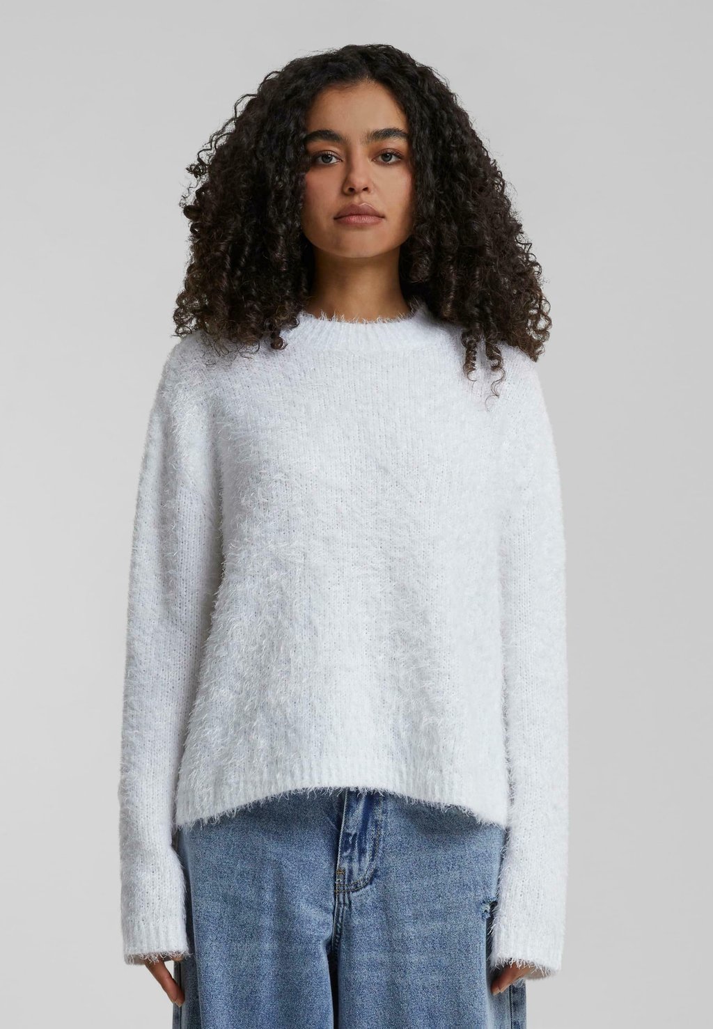 

Джемпер FEATHER MOCK NECK Urban Classics, белый