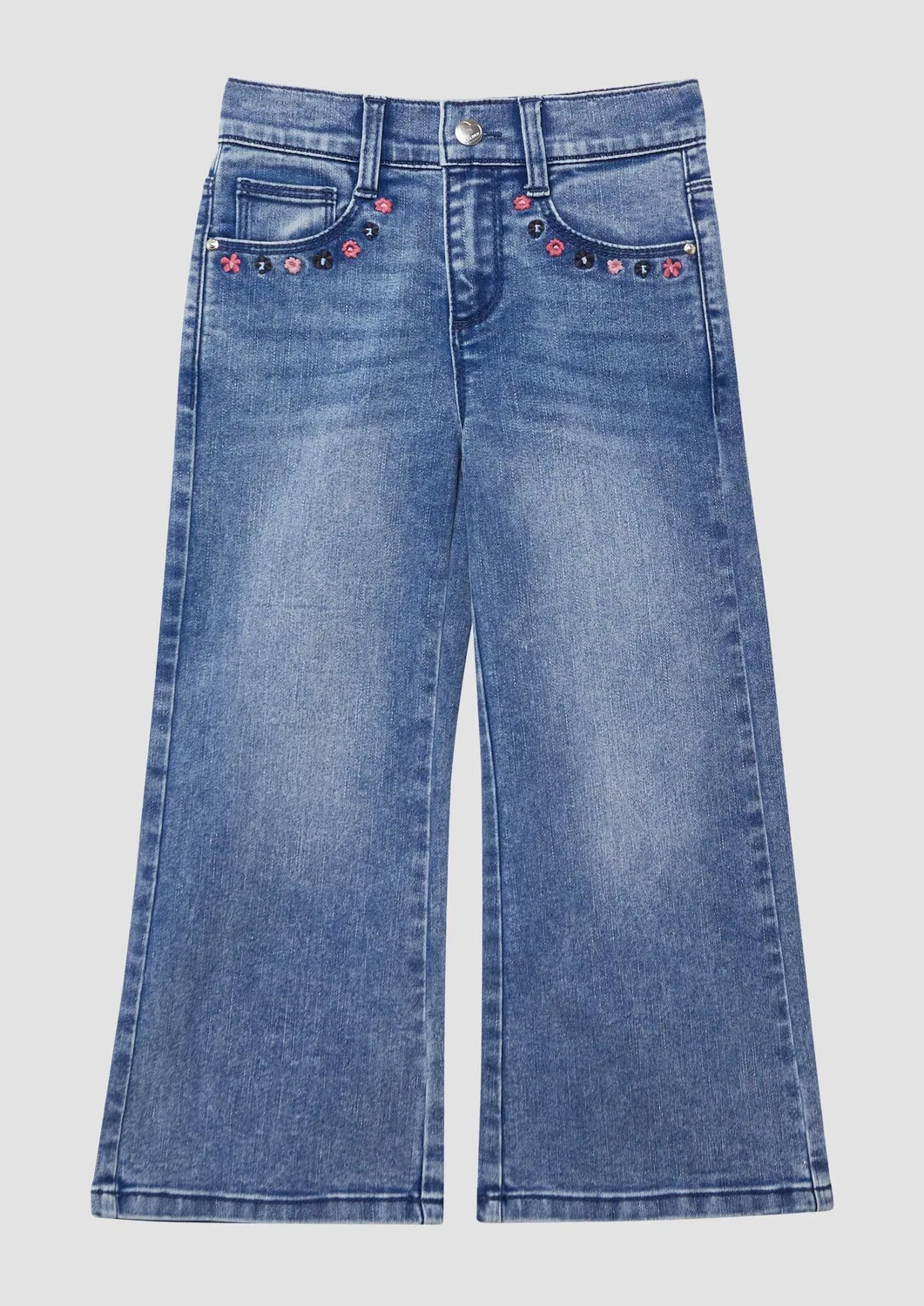 Джинсы wide leg, s.Oliver, голубой