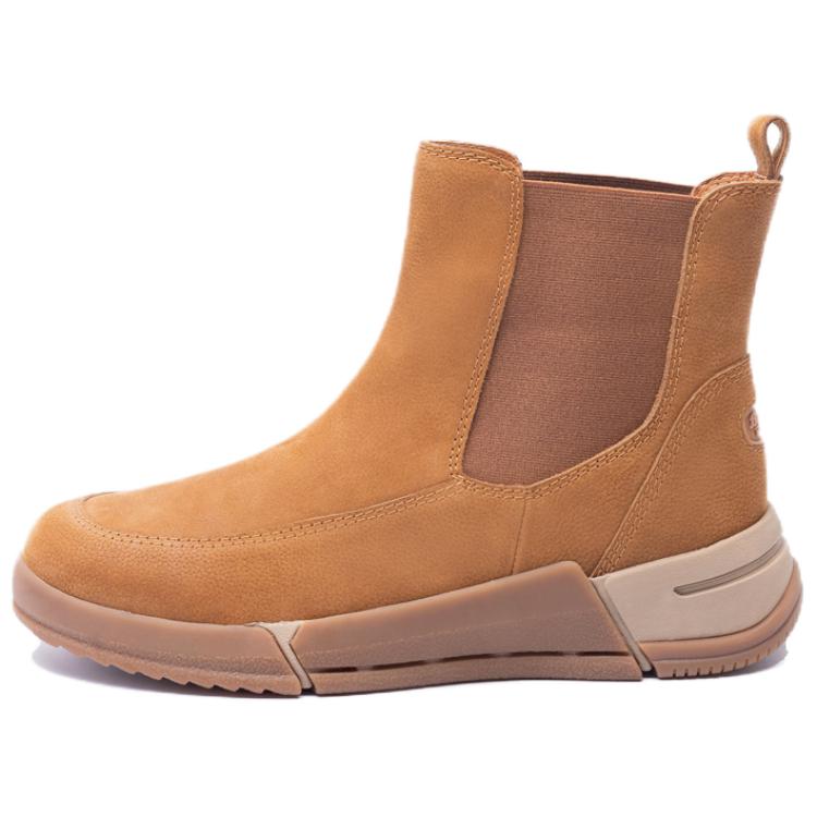 BATA Короткие женские челси-ботсы коричневые без подкладки, цвет Brown-Unlined