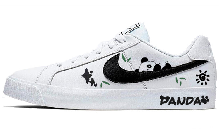 

Кроссовки Nike Court Royale Skateboarding Shoes Unisex Low-top White/black, белый