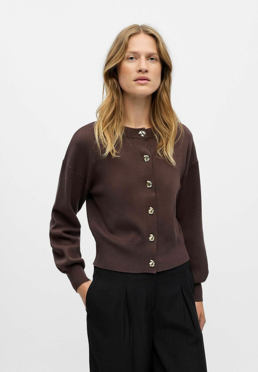 

Кардиган Object Cardigan, Seal Brown/Brown