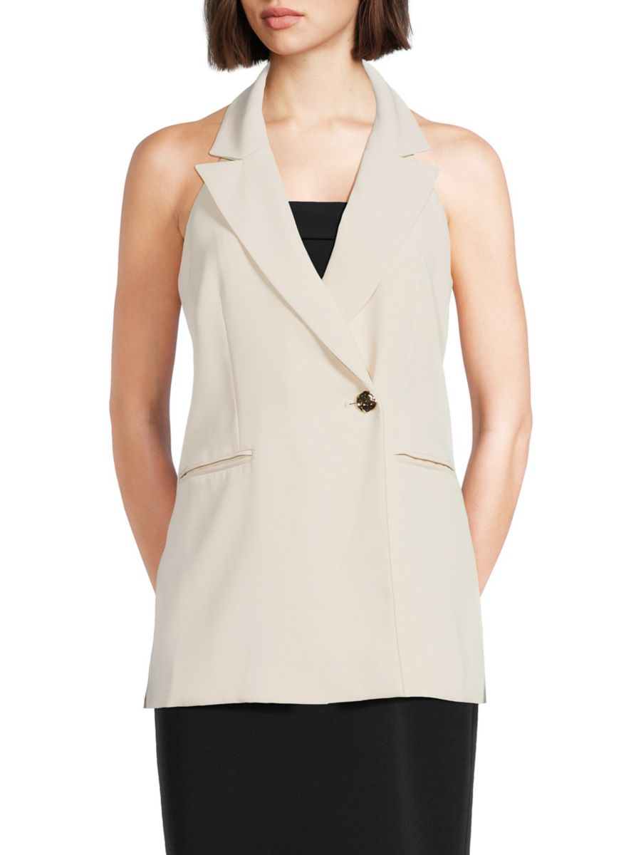 

Жилет Harrie Peak Collar French Connection, цвет Classic Cream, Оранжевый, Жилет Harrie Peak Collar French Connection, цвет Classic Cream