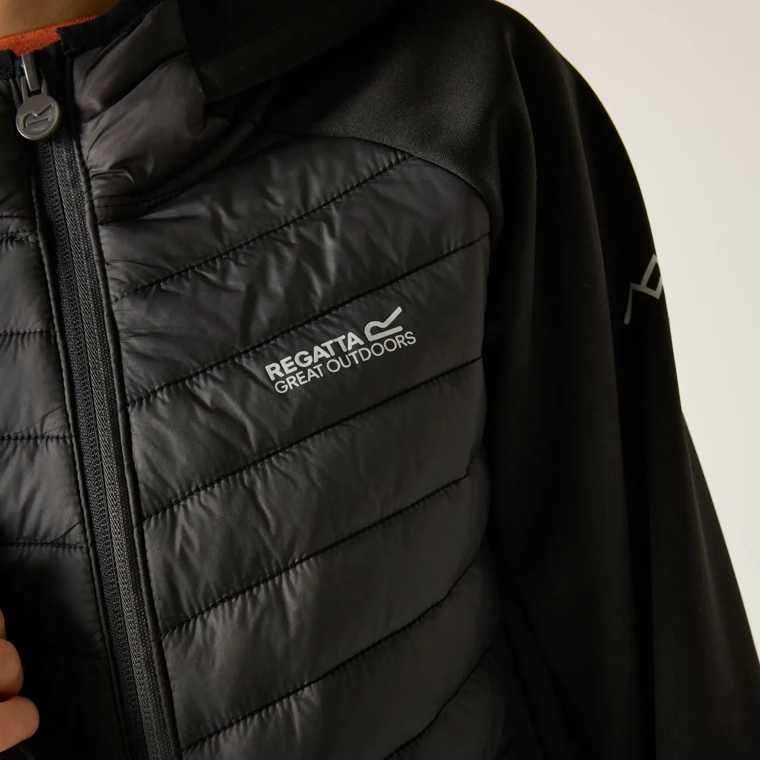 Детская куртка Hybrid Quilted Regatta, черный — фото 4