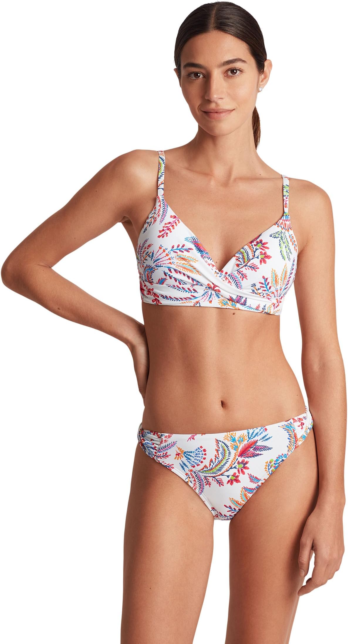 

Низ бикини Lauren Ralph Lauren Fleurette Twist Side Tab Hipster Bottom, разноцветный