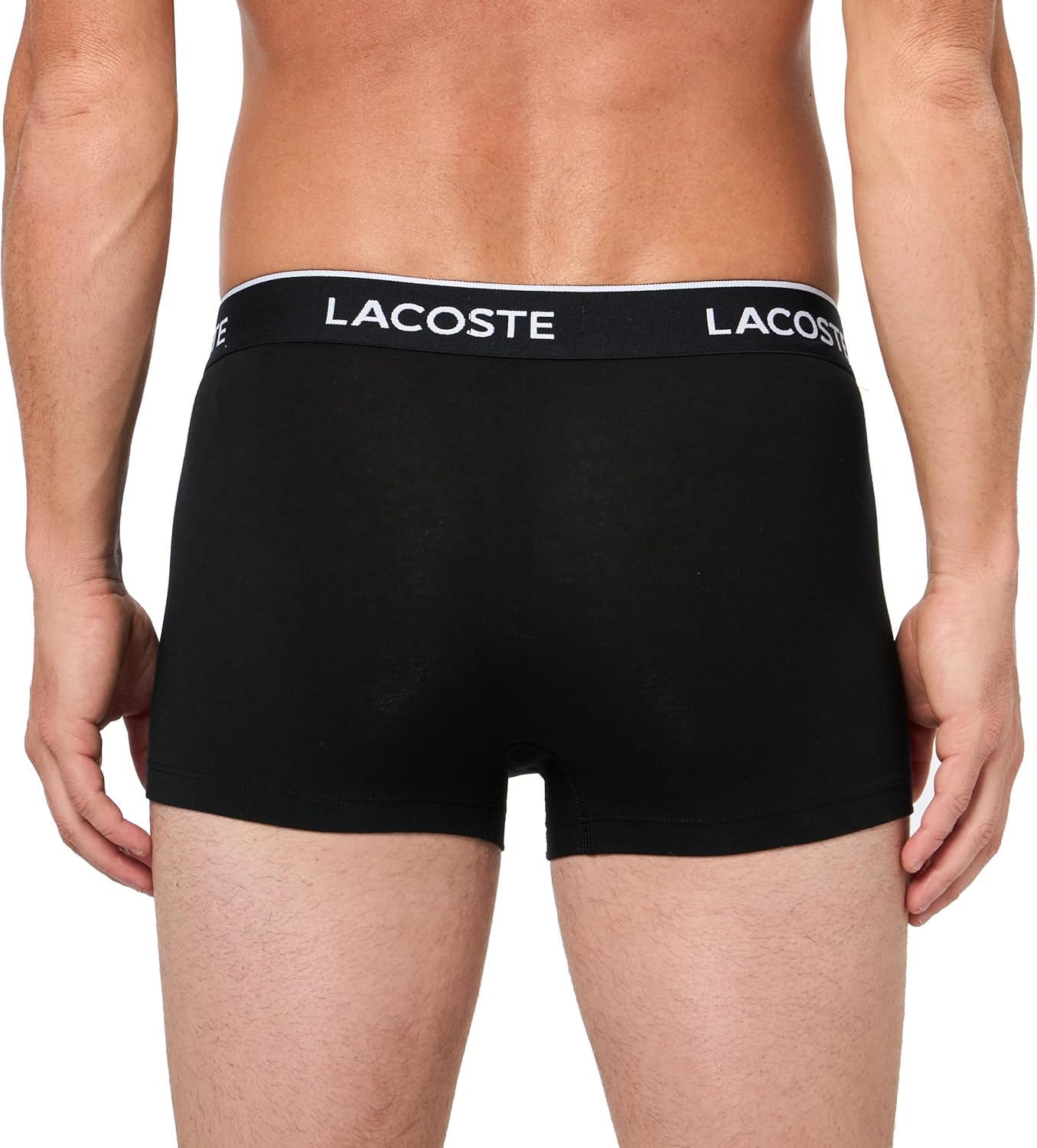 Трусы Lacoste Essentials, мужские, хлопковые эластичные — фото 3