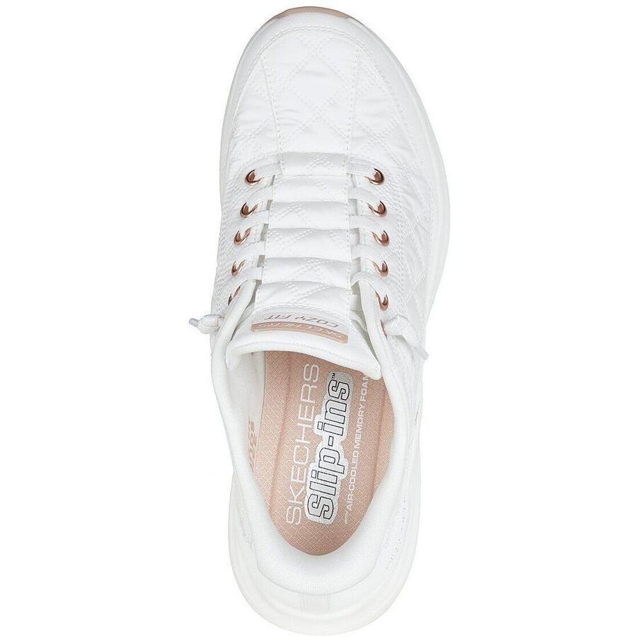Skechers Contour Foam - кроссовки Golden Hour, белые, женские — фото 2
