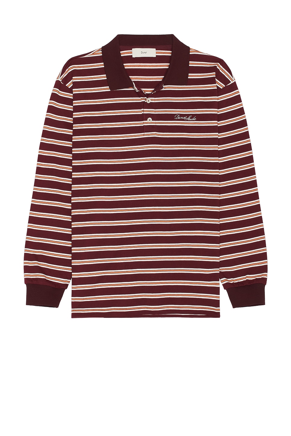 

Футболка с длинным рукавом в многоцветную полоску Dunst, burgundy stripe
