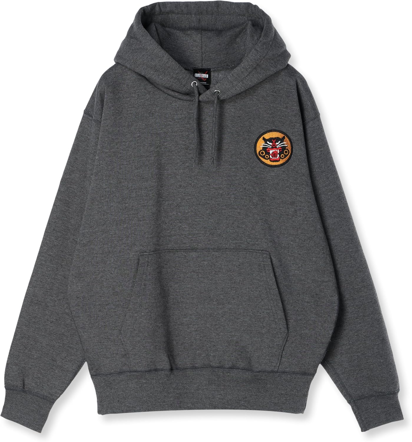 

Толстовка с капюшоном в стиле F, нашивка с гербом армии США, на флисовой подкладке, пуговицами, цвет угольно-серый F-Style