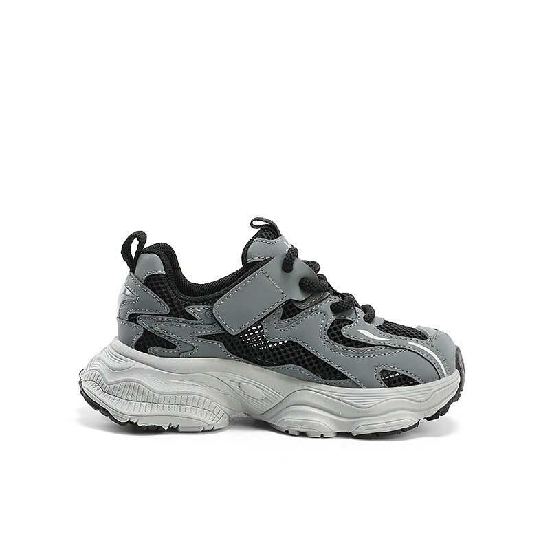 Кроссовки Jeep Kids Lifestyle Shoes Kids Low-top Gray, черный/серый — фото 2