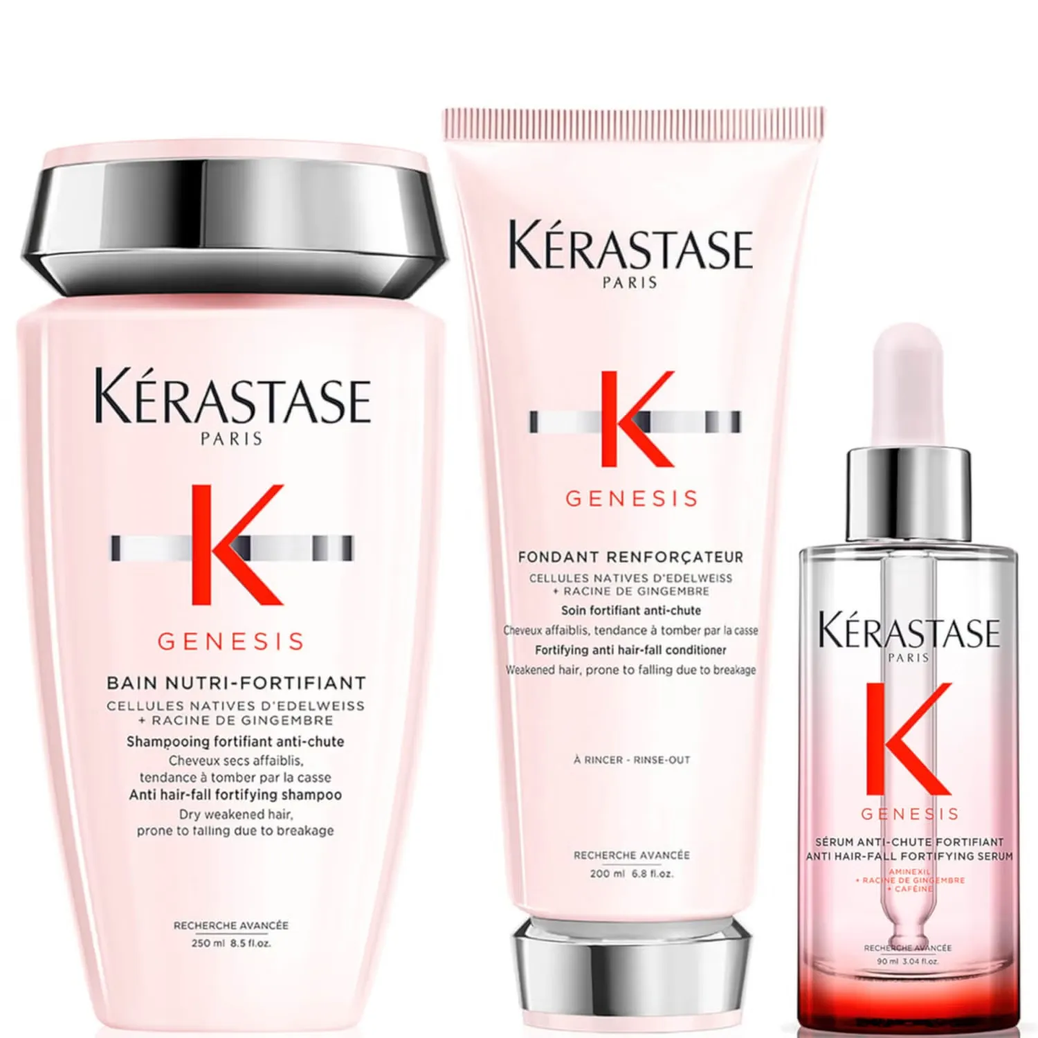 

Genesis Шампунь, кондиционер и сыворотка для волос Trio Routine Kerastase