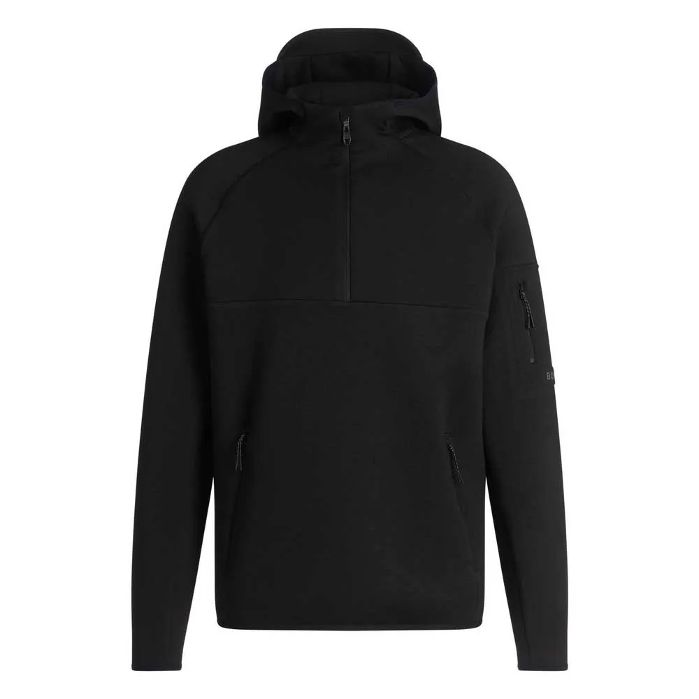 

Толстовка BOSS Urban Tech 10272393 01 half zip, черный
