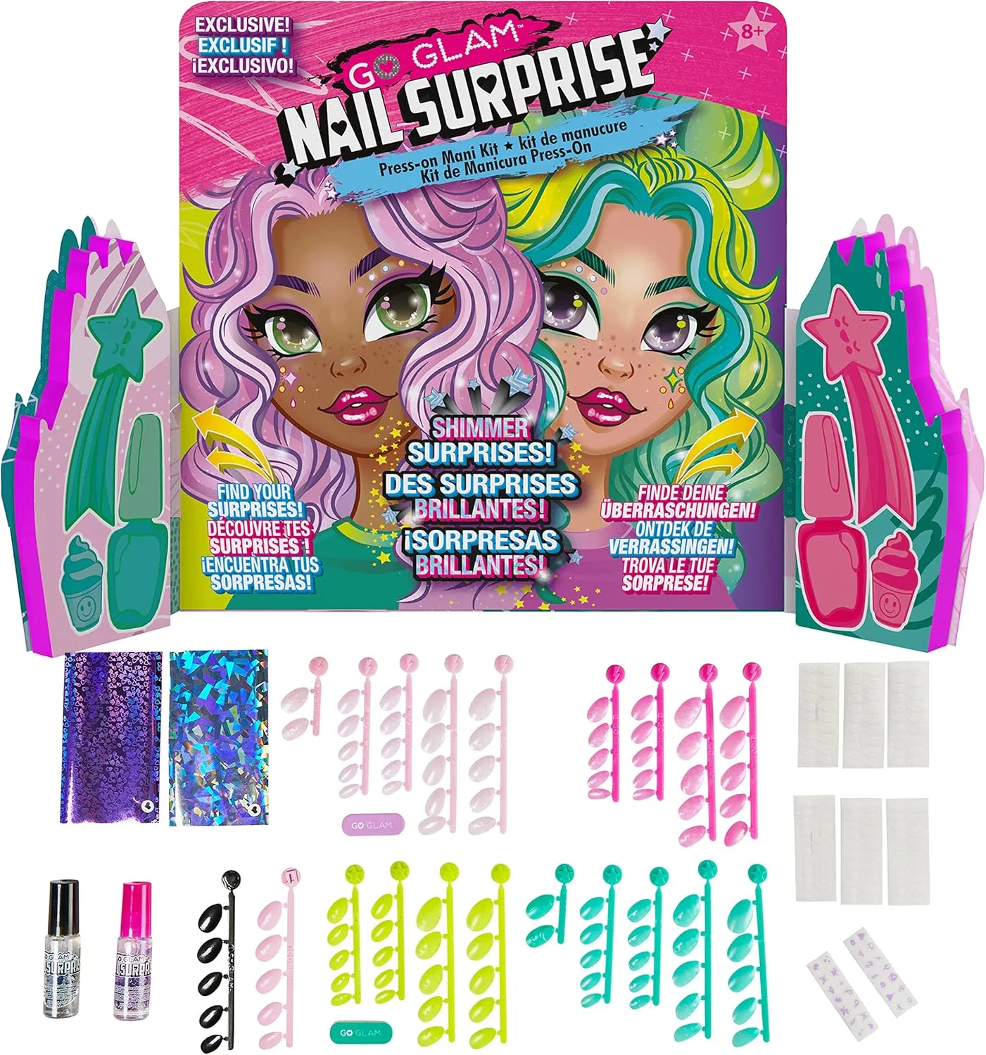 Детский маникюрный набор «Go Glam Nail Surprise Shimmer Exclusive» от Cool Maker Cool Maker