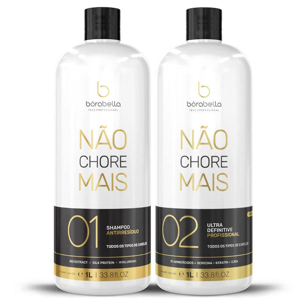 Набор для выпрямления волос «Não Chore Mais» от Borabella Borabella