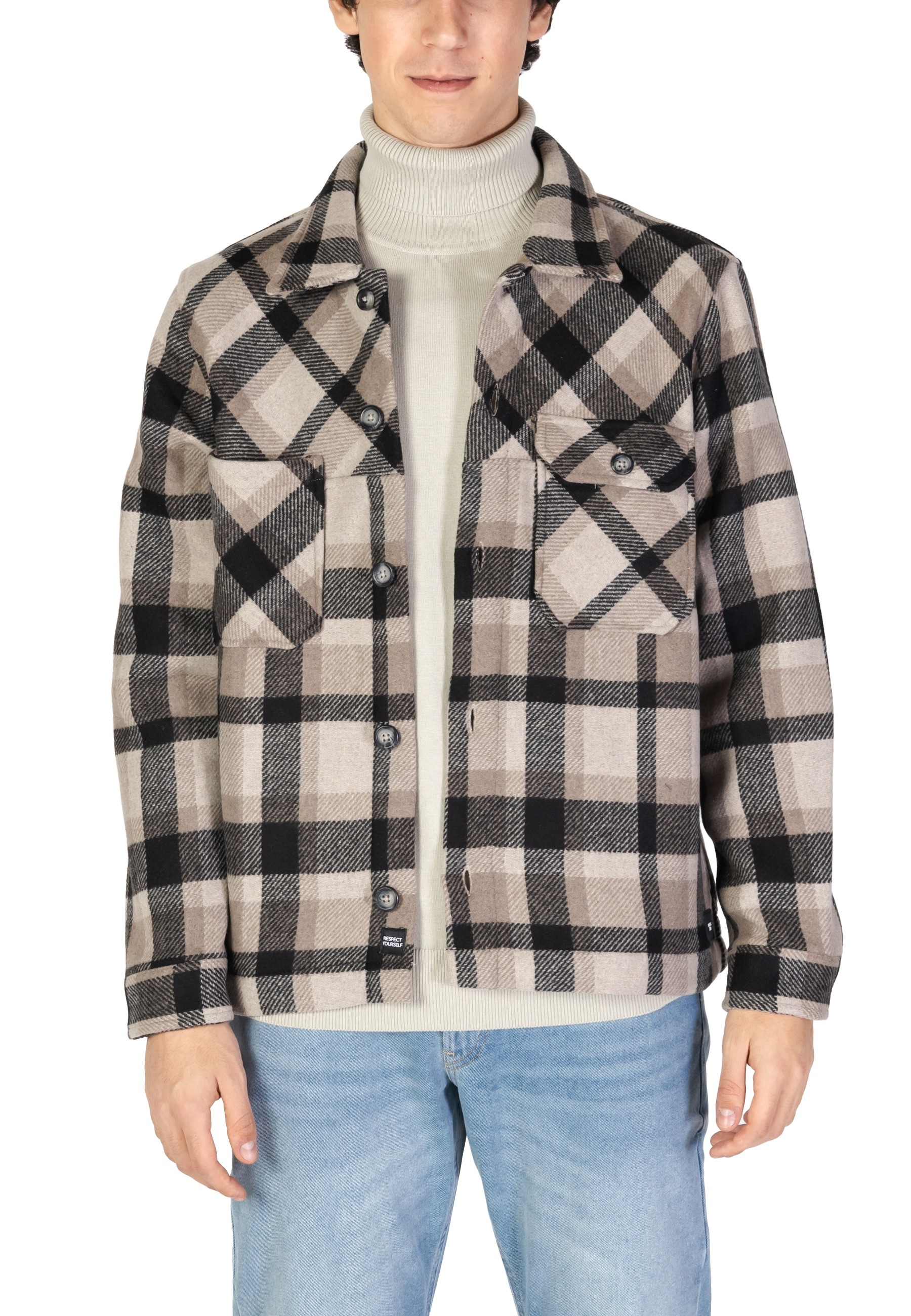 

Рубашка Gas в клетку, бежевый