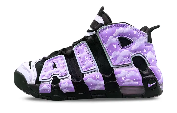 

Баскетбольные кроссовки Air More Uptempo Vintage женские, среднего размера, белый Nike