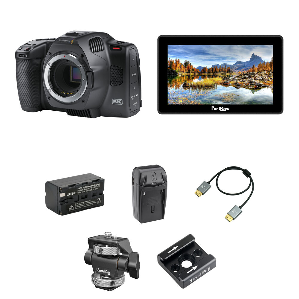 

Кинокамера Blackmagic Design Pocket Cinema Camera 6K G2 with Monitor