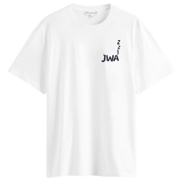 

Футболка с принтом Jwa на спине Jw Anderson, белый