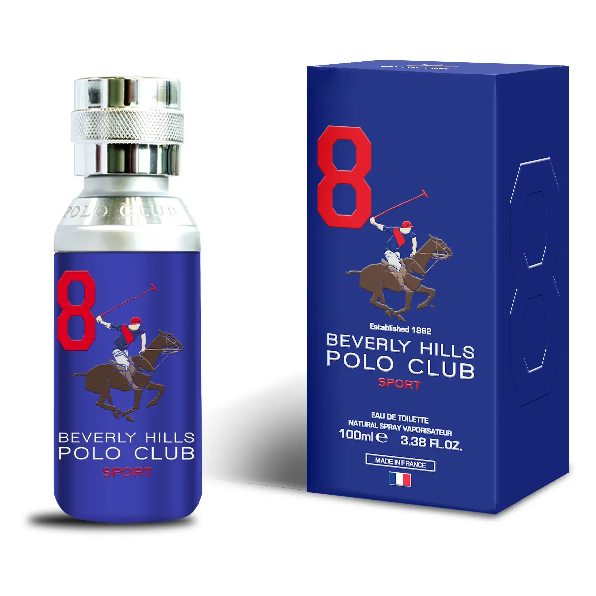 Мужская туалетная вода Beverly Hills Polo Club Sport 8, 100 мл — фото 2