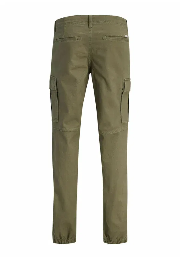 Штаны карго regular fit Jj Rebel, оливковая ночь — фото 3