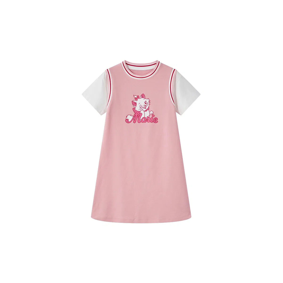 Платье детское Crew Neck Moderate Long Disney, Pink