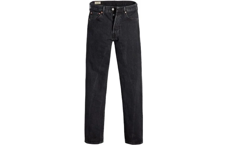 Levi's 501 джинсы прямого кроя, серый черный