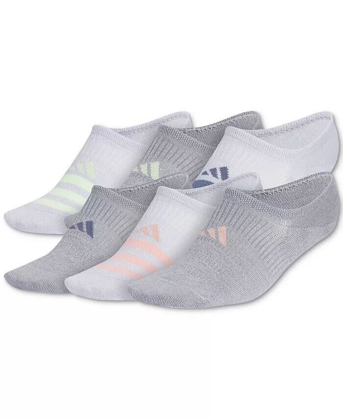 

Женские носки Superlite 3.0 Super No Show, 6 шт adidas, серый