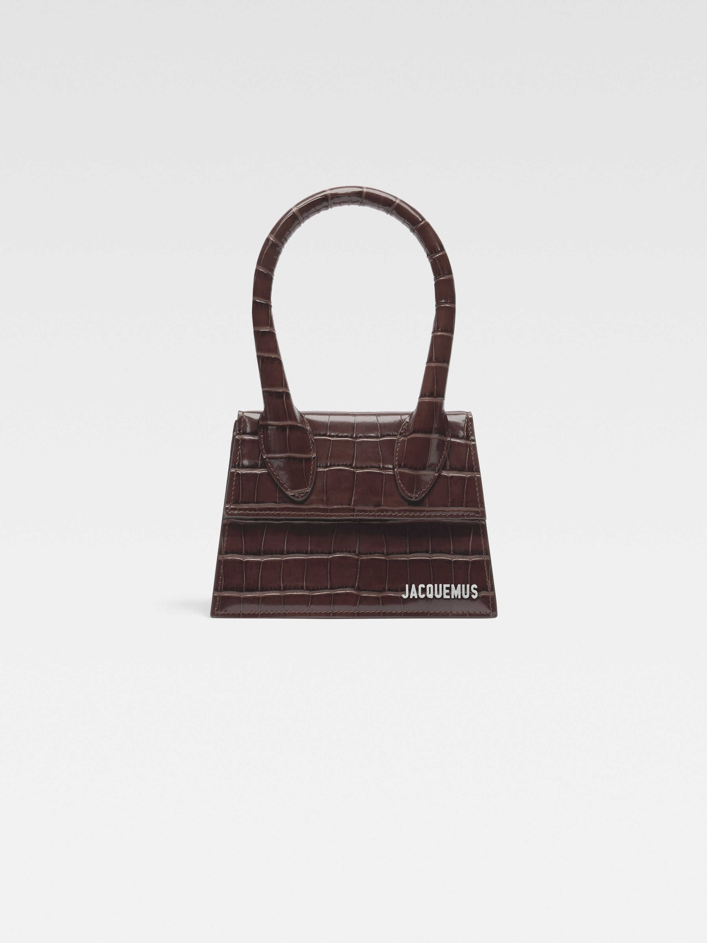 

Кожаная сумочка JACQUEMUS The medium Chiquito, темно-коричневый