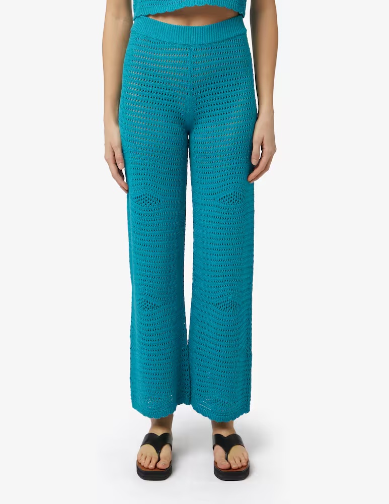 

Брюки крючком на резинке Rinascente Collection Pink Label, зеленый