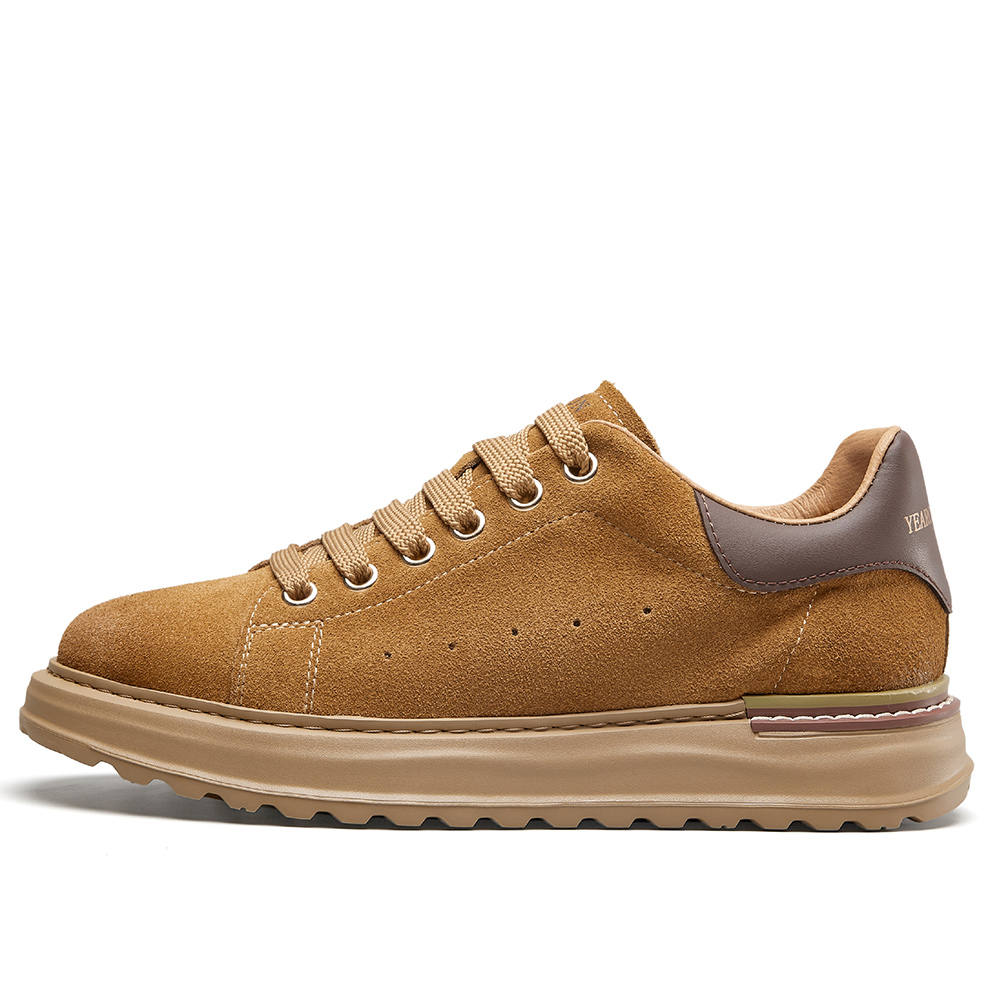 

YEARCON Низкие модные повседневные туфли мужские - желто-коричневые, цвет Yellow Brown