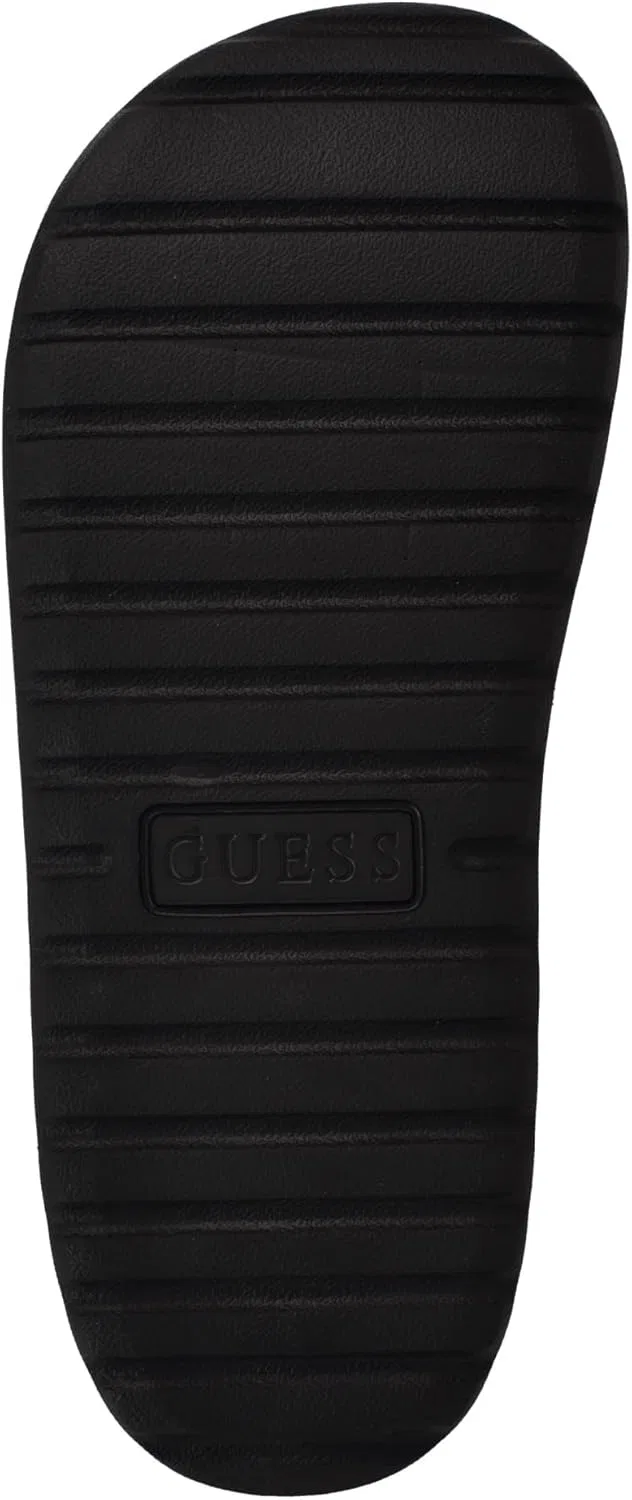 Мужские сандалии-шлепанцы GUESS Magaria, Black Logo Multi 001 — фото 4