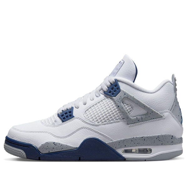 

Кроссовки 4 retro 'midnight navy' Air Jordan, белый