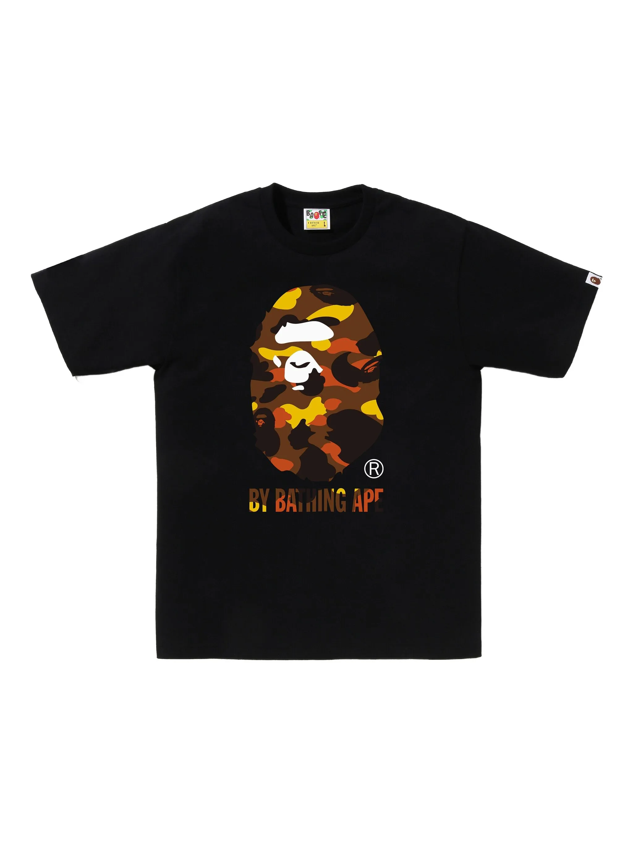

Футболка с камуфляжным принтом A Bathing Ape, черный