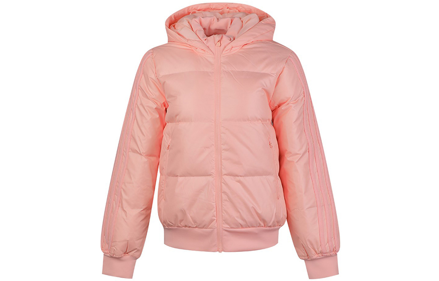 Adidas Neo Женская блестящая пуховая куртка розовый, Bright Light Pink — фото 2