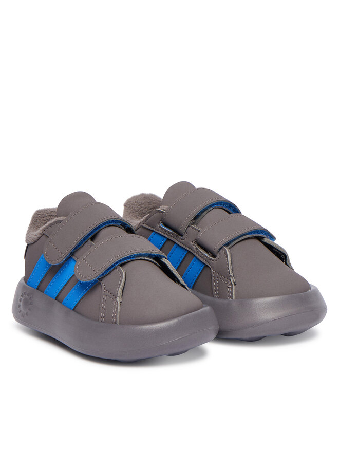 Кроссовки Disney Baloo Grand Court JR5632 Adidas, серый — фото 2