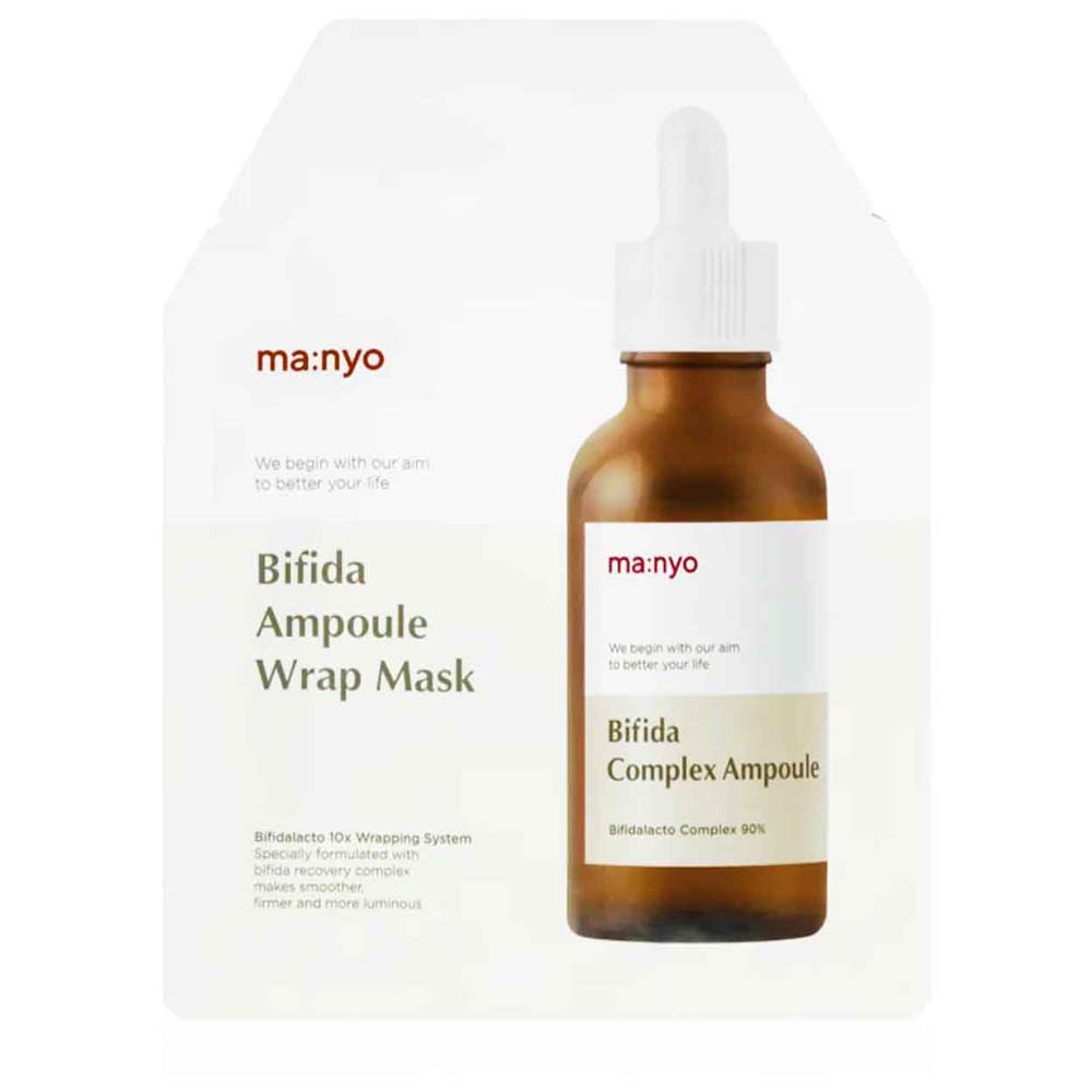

Гидрогелевая маска для лица bifida ampoule wrap mask Ma:Nyo, количество 1 шт.