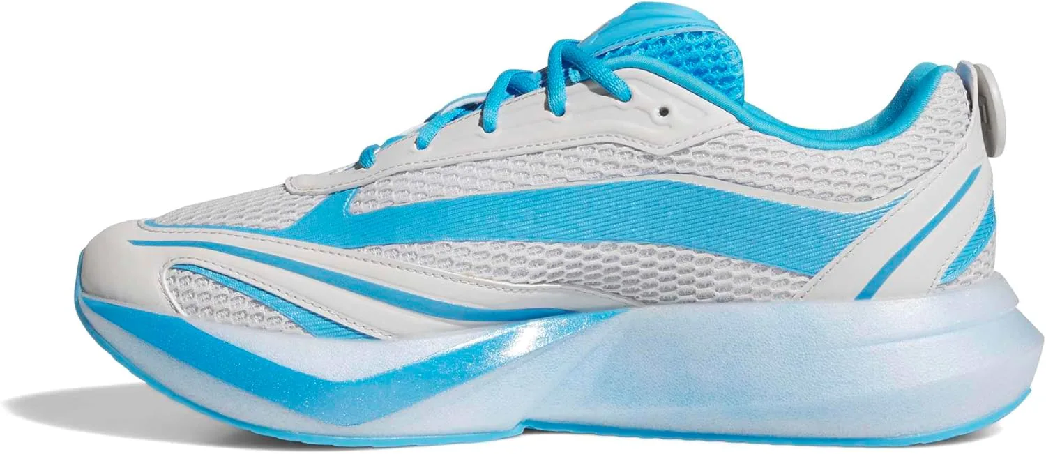 Кроссовки Adidas мужские Lightblaze Glow с шнуровкой для повседневной носки - белые, белый/золотой