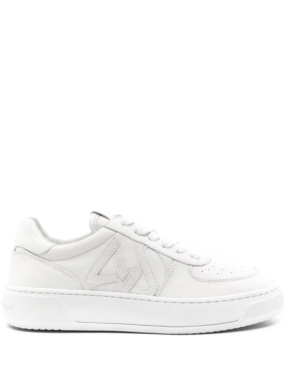 Кроссовки Courtside с монограммой Stuart Weitzman, белый
