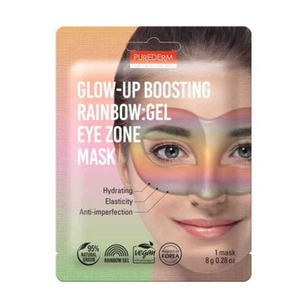 

Маска для глаз с гидрогелем Glow-Up Boosting Rainbow Vegan 8 г Assorted