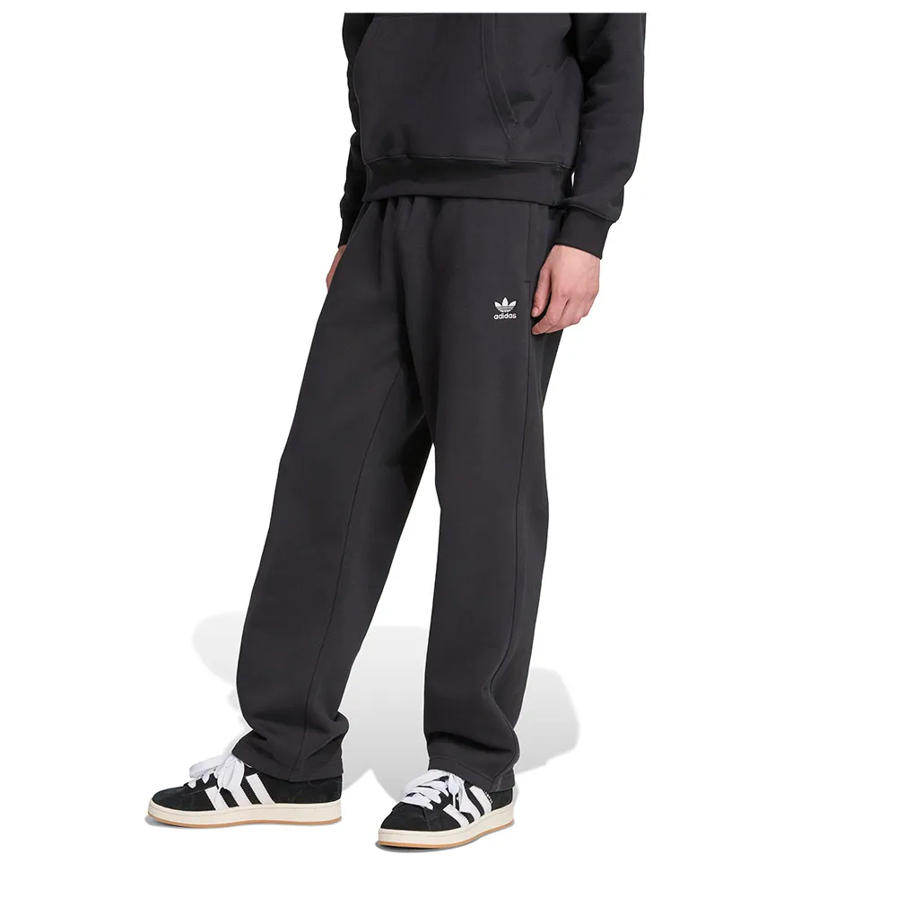 

Спортивные брюки adidas Originals Trefoil Essentials с открытым низом, черный