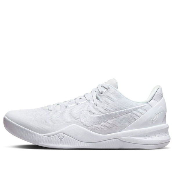 

Кроссовки kobe 8 protro 'halo triple white' Nike, белый