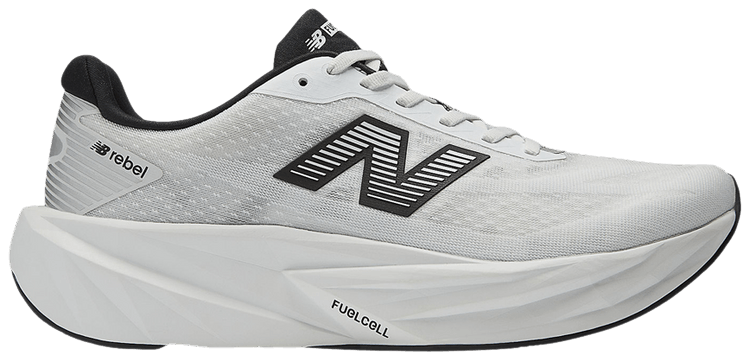 

Кроссовки New Balance FuelCell Rebel v5 'White Black Silver Metallic', белый
