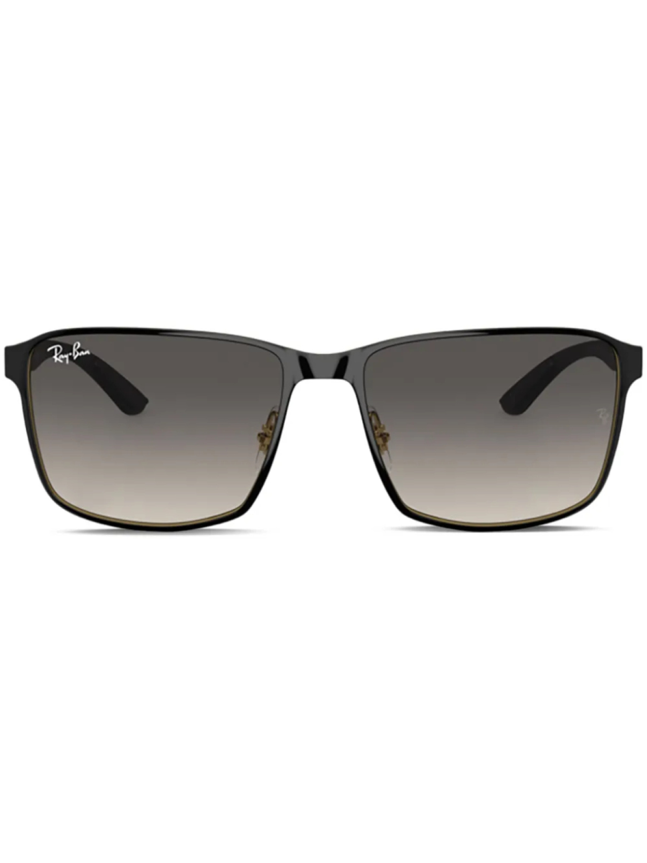 

Солнцезащитные очки в прямоугольной оправе Ray-Ban, черный