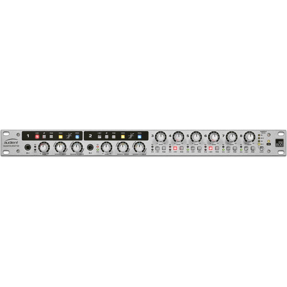 

Микрофонный предусилитель Audient ASP800 - 8-Channel Microphone Preamplifier and ADC