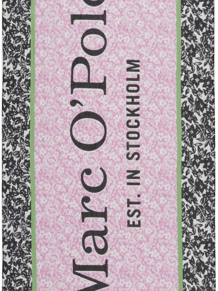 

Шарф Marc O'Polo, цвет rosa/schwarz - (l)180 x (b)70 cm