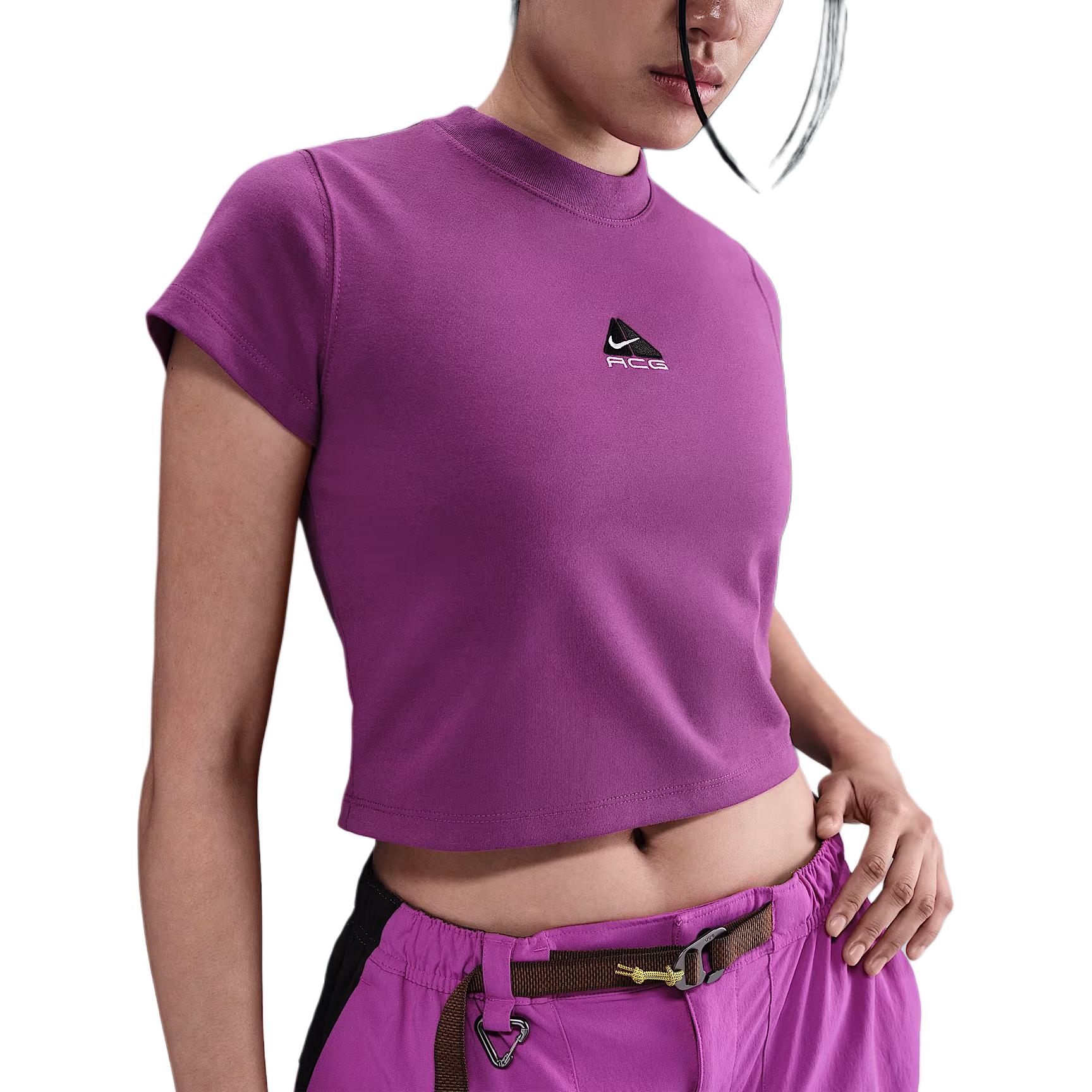 Nike Футболки женские Purple — фото 4