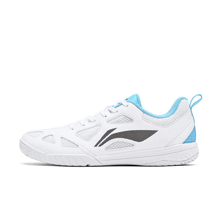

LINING Унисекс настольный теннис кроссовки низкие бело-синие, цвет White Blue