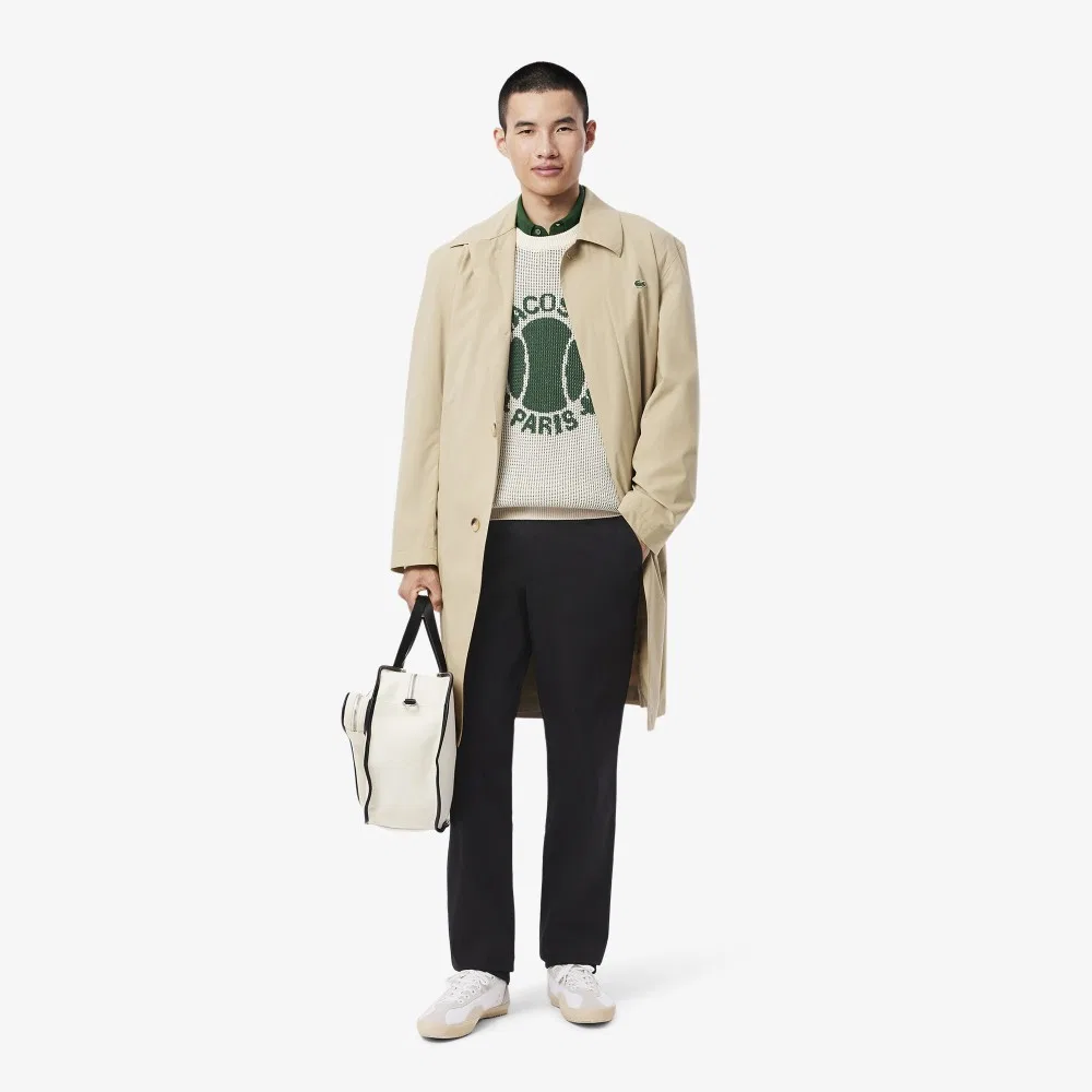 Мужские чиносы регулярного кроя чёрные от Lacoste — фото 4