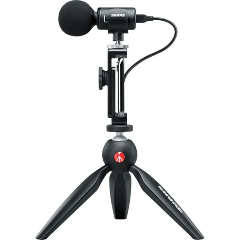 

Микрофон Shure MOTIV MV88+ Video Kit with iOS / USB Condenser Microphone