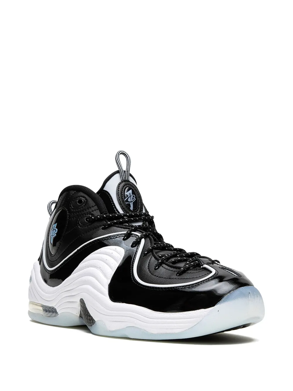 Кроссовки Air Penny 2 Black Patent Nike, черный — фото 2